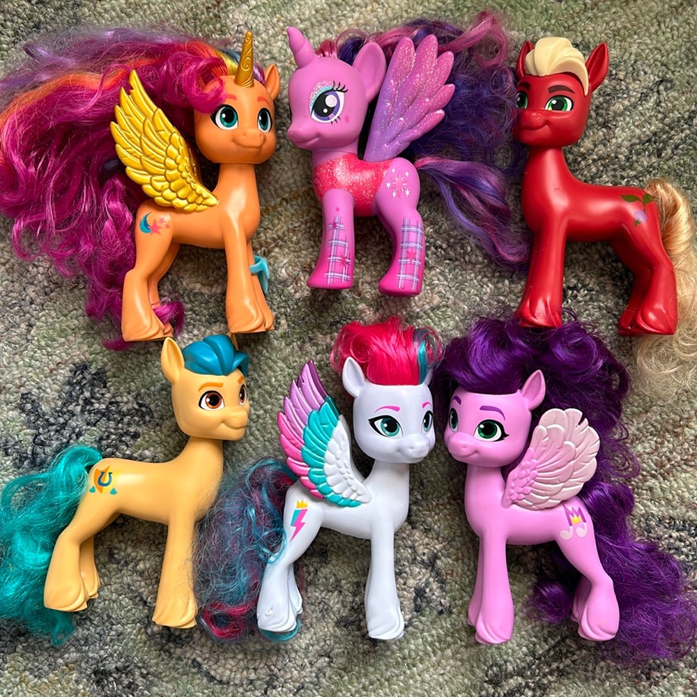 My Little Pony Lot G5 & G4 6” brushable ponies Twilight Sparkle & more!